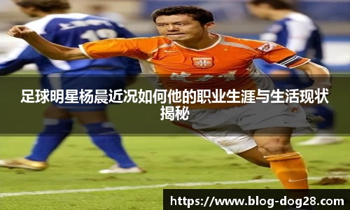 足球明星杨晨近况如何他的职业生涯与生活现状揭秘
